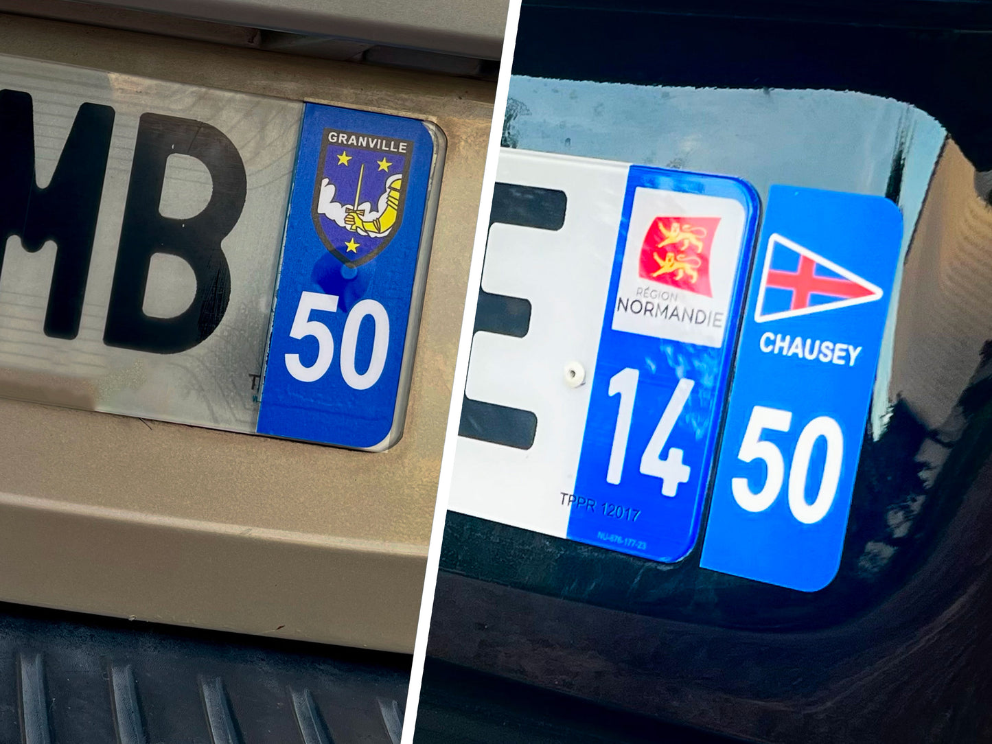 Stickers pour voiture Granville ou Chausey
